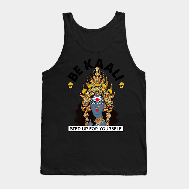 Jai Maa KAALI ( Glorious Mother Kaali ) Tank Top by swarna artz